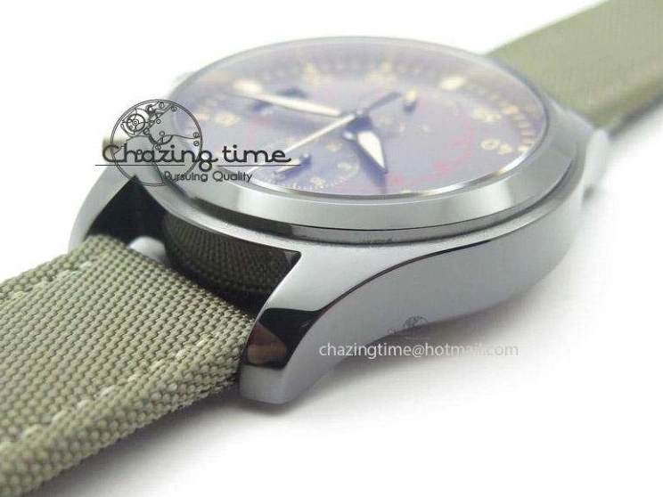 MIROTIME 0119 Pilot Top Gun Miramar IWC388002 ZF 1:1 Best Edition Ceramic Case On Nylon Strap A Practical 7345